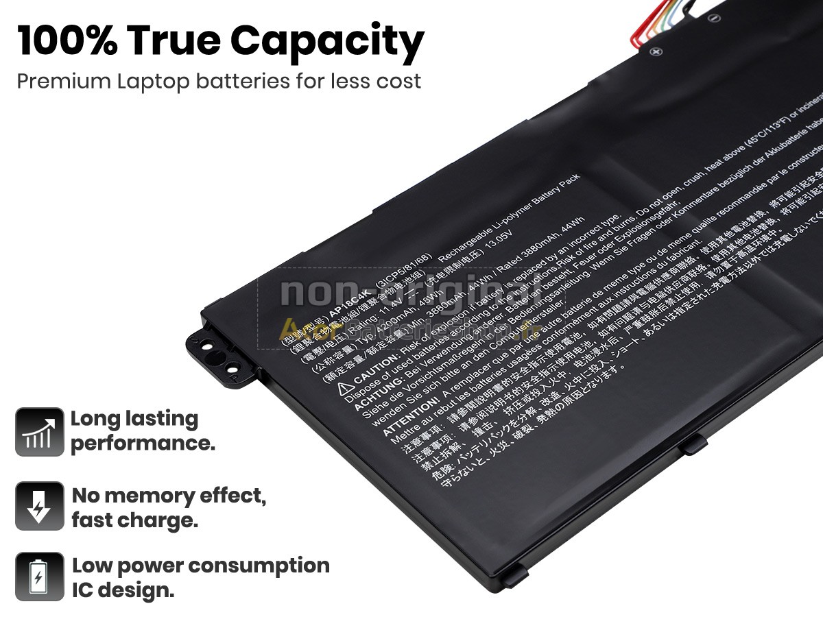 Batterie de haute performance pour Acer Aspire 3 A315-44P-R636