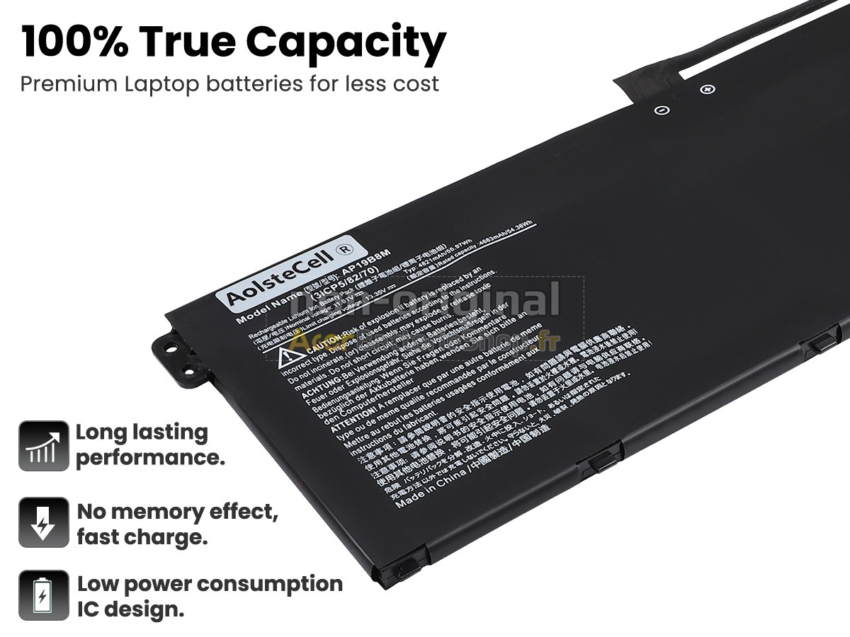 Batterie de haute performance pour Acer Aspire 3 A315-44P-R636
